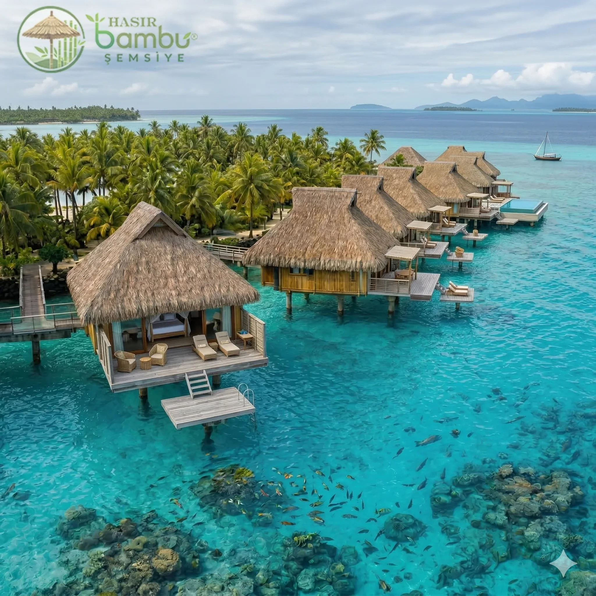 Bambu Bali Ev Çatı Kaplama